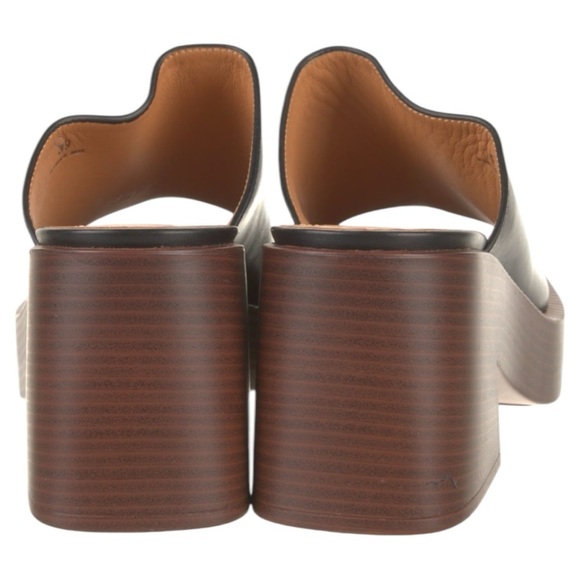 Tod’s | 80mm Leather Platform Mules in Black - Size IT 39 - Picture 5 of 6